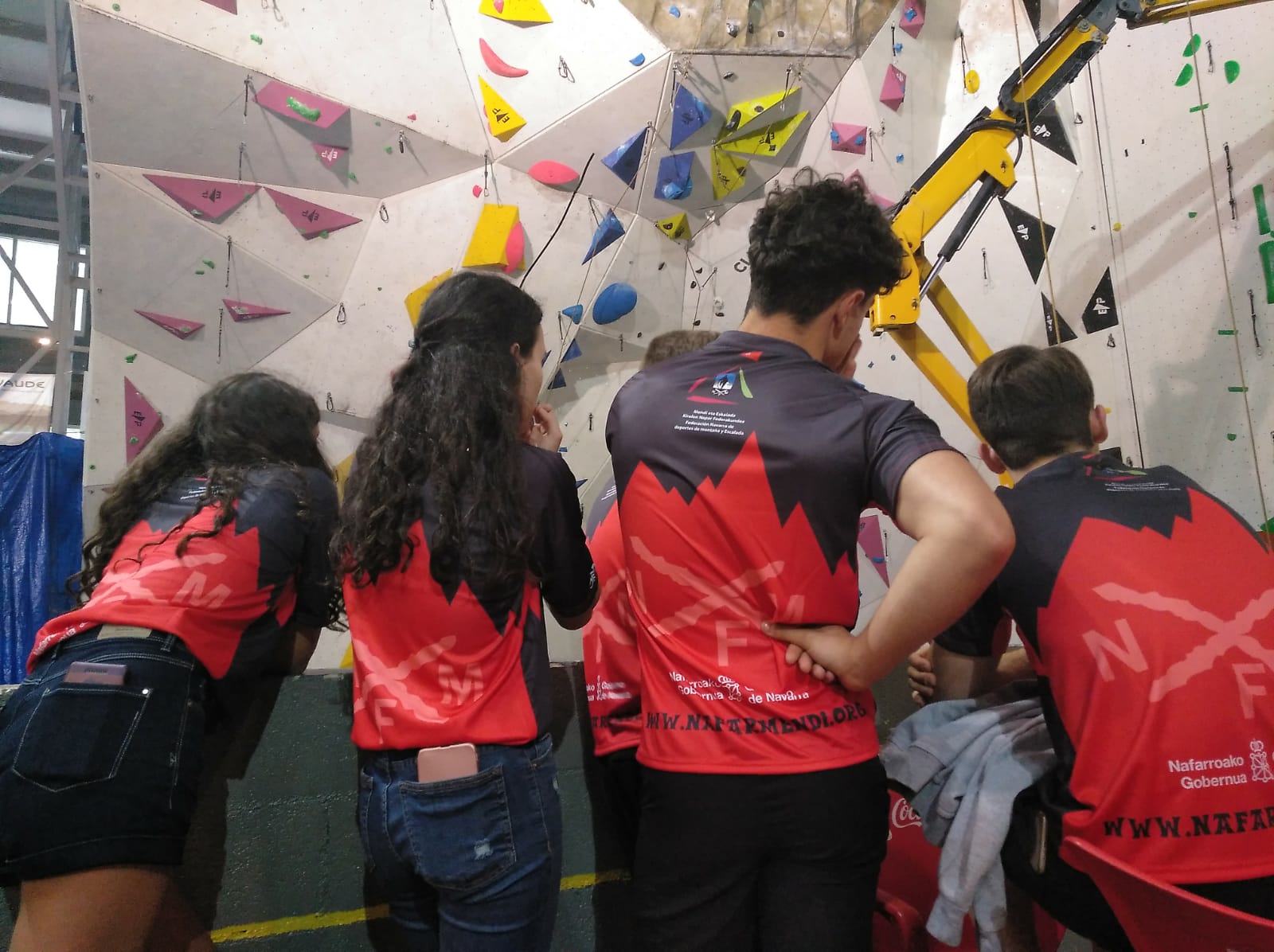 LA SELECCIÓN NAVARRA DE ESCALADA PARTICIPA EN LA PRIMERA PRUEBA DE LA COPA DE ESPAÑA DE DIFICULTAD